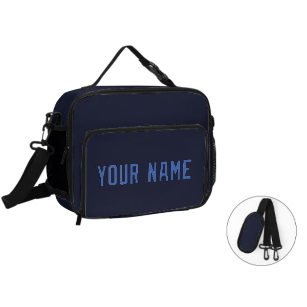 Maßgeschneidertes Stahlblau Sky Blue Lunch-Tasche