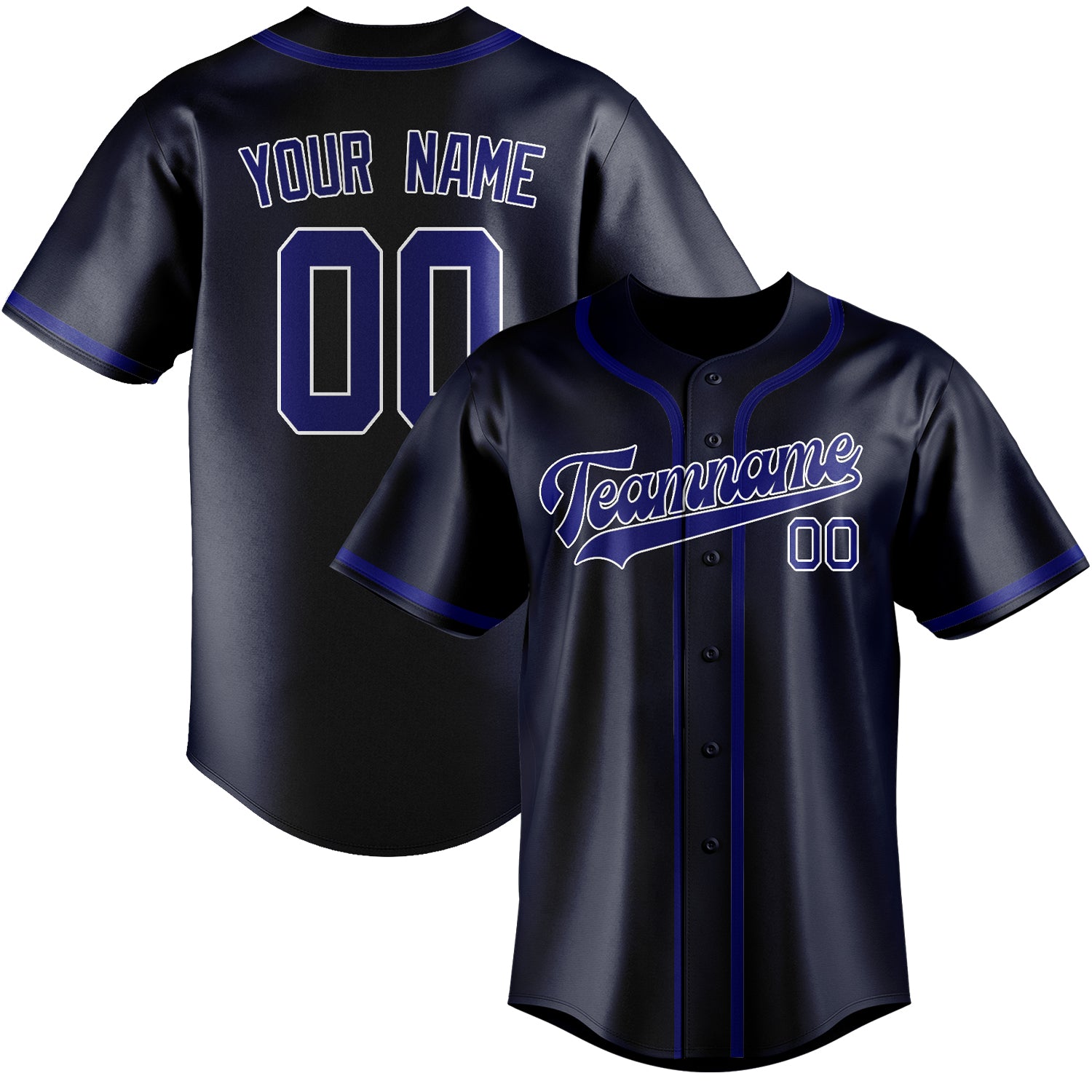Benutzerdefiniertes Professionelles Stahlblau Himmelblau Baseballtrikot