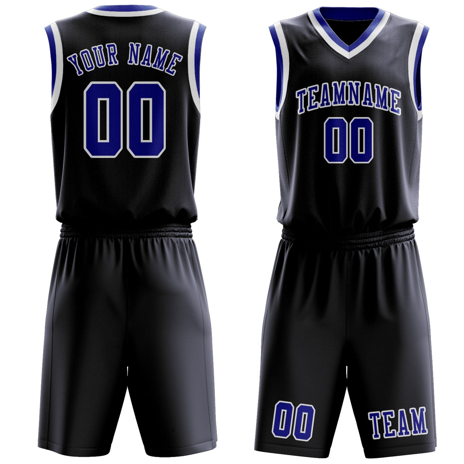 Benutzerdefiniertes Professionelles Stahlblau Himmelblau Basketballtrikot-Set