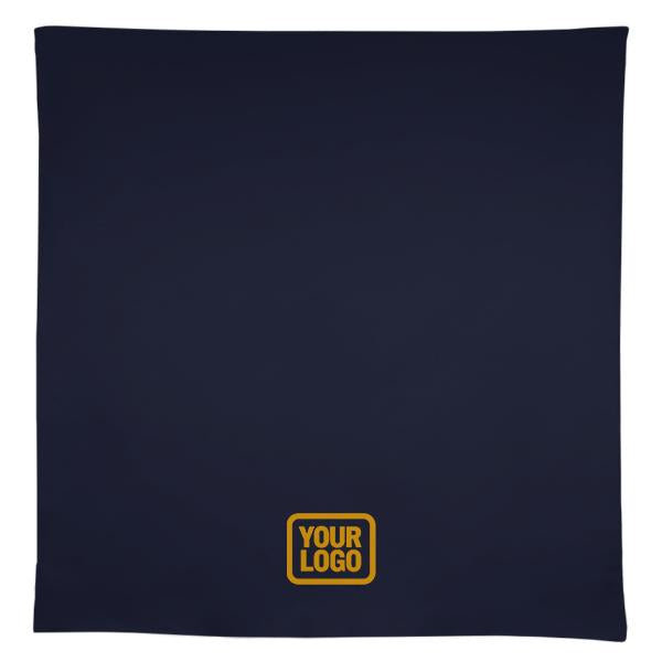 Tovaglia quadrata personalizzata blu acciaio azzurro cielo