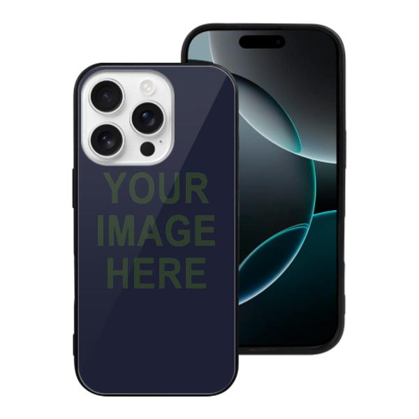 Custodia per telefono personalizzata in acciaio blu abete verde