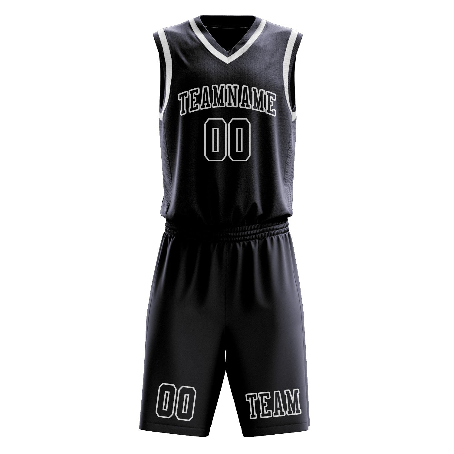 Benutzerdefiniertes Professionelles Stahlblau Weiß Basketballtrikot-Set