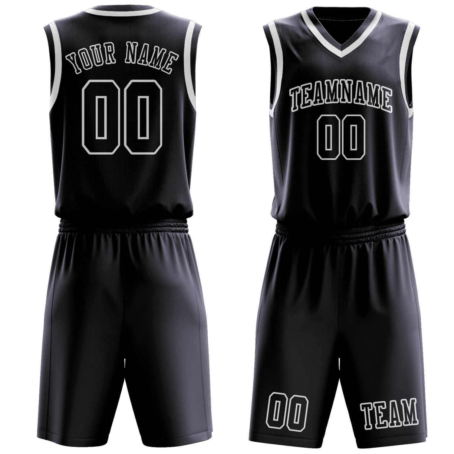 Benutzerdefiniertes Professionelles Stahlblau Weiß Basketballtrikot-Set