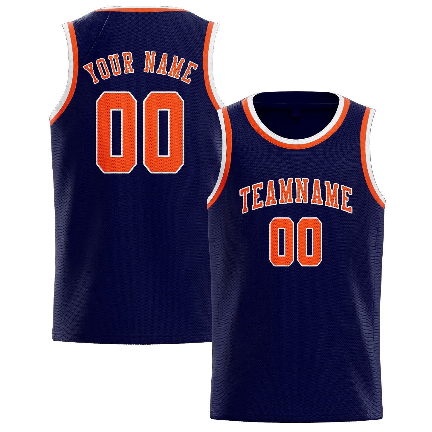 Benutzerdefiniertes Professionelles Stahlblau Orangerot Basketballtrikot