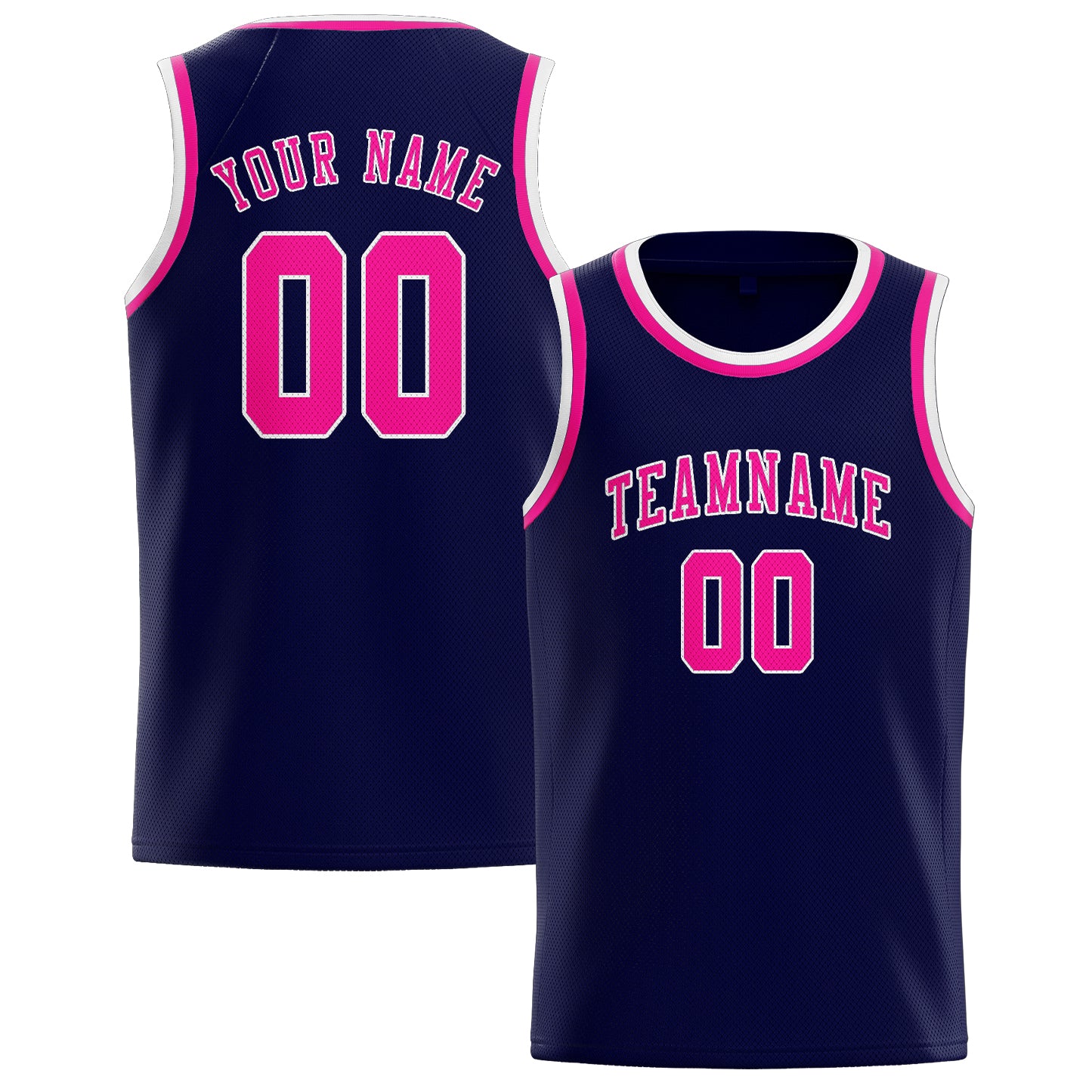 Benutzerdefiniertes Professionelles Stahlblau Rosarot Basketballtrikot