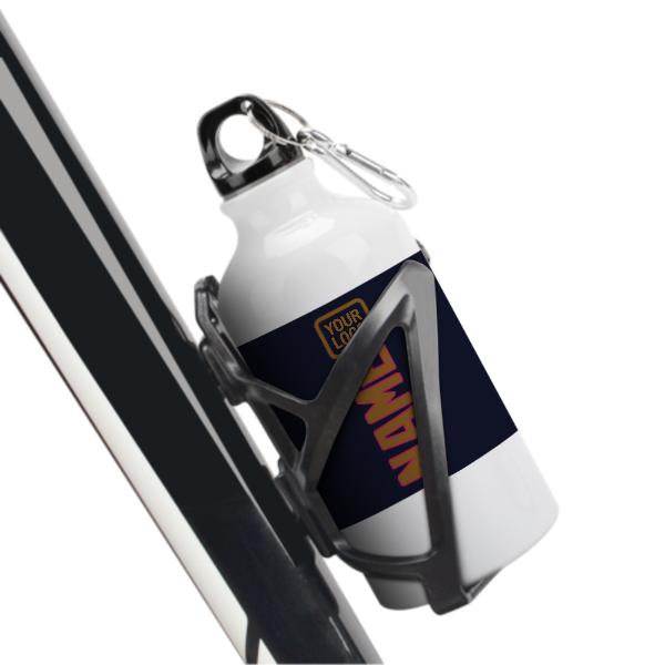 Maßgeschneidertes Stahlblau Khaki Sportflasche