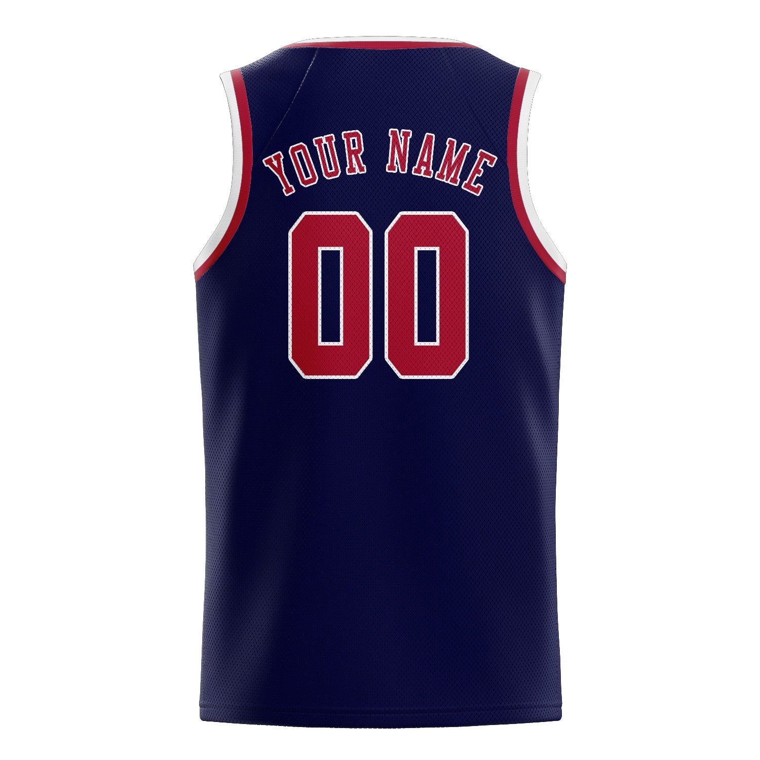 Benutzerdefiniertes Professionelles Stahlblau Rot Basketballtrikot