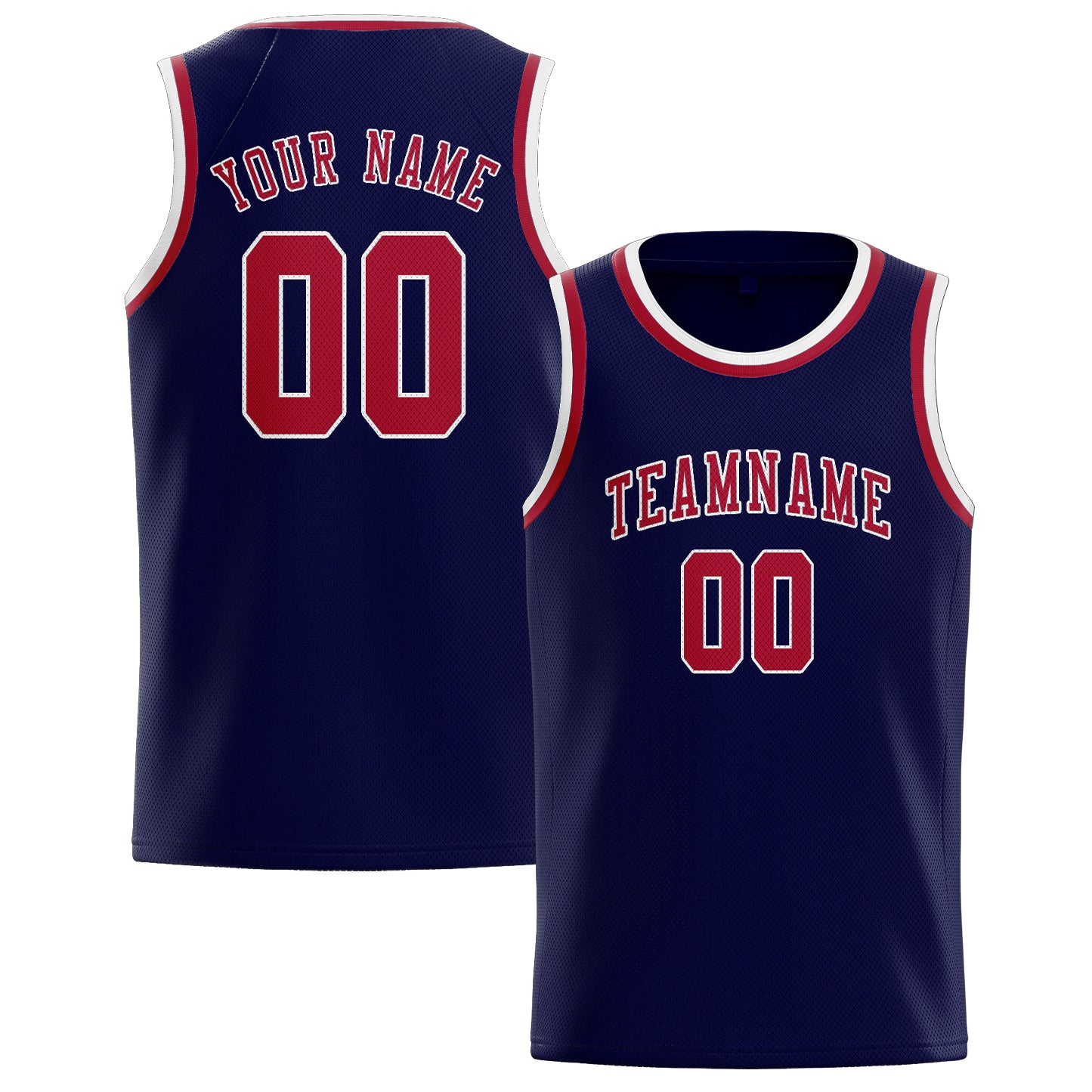 Benutzerdefiniertes Professionelles Stahlblau Rot Basketballtrikot