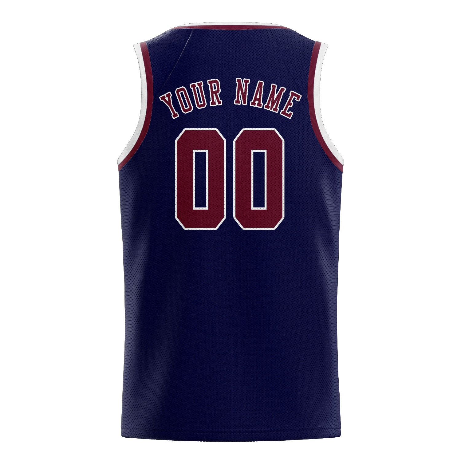 Benutzerdefiniertes Professionelles Stahlblau Karmesinrot Basketballtrikot