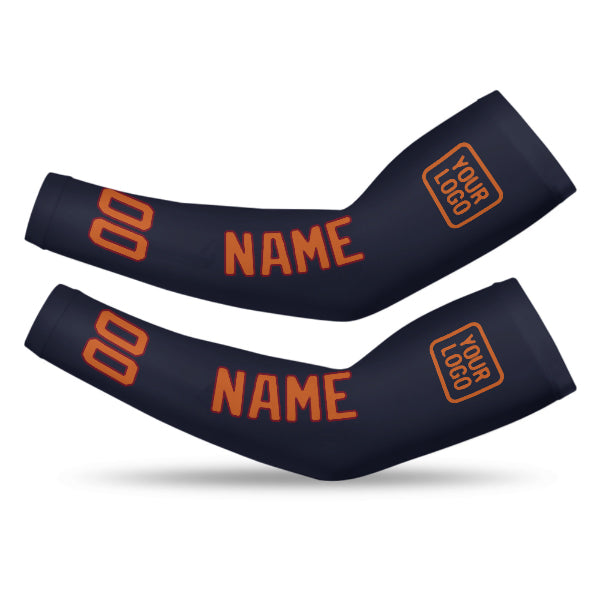 Maßgeschneidertes Stahlblau Orange Armschutz