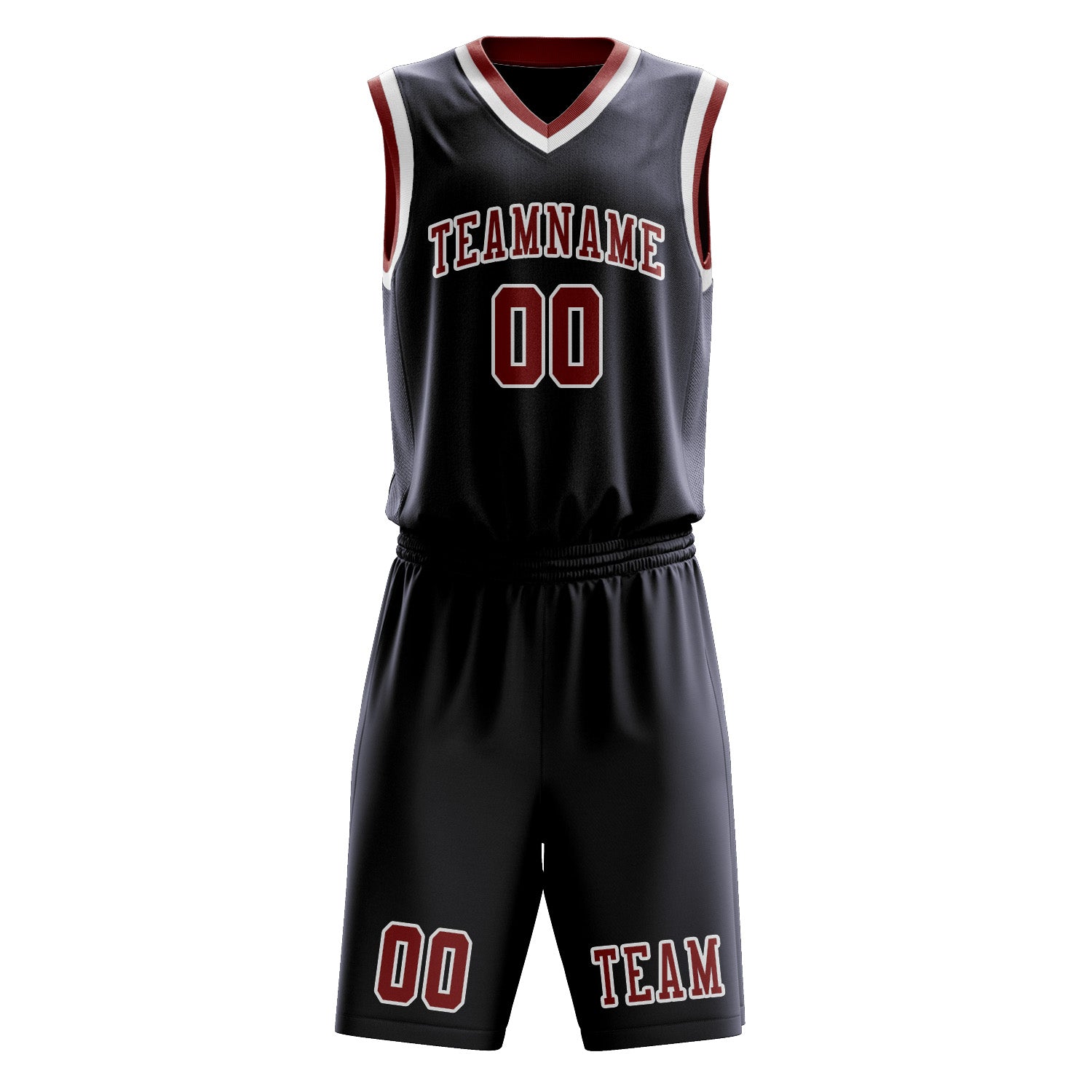 Benutzerdefiniertes Professionelles Stahlblau Korallenrot Basketballtrikot-Set