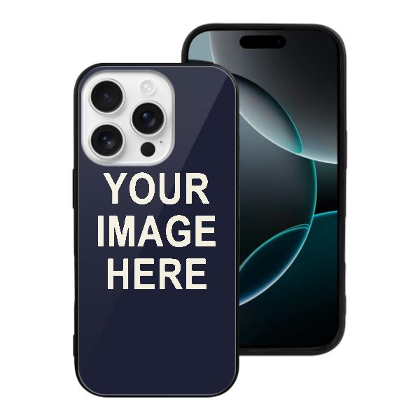 Custodia per telefono personalizzata in acciaio blu beige