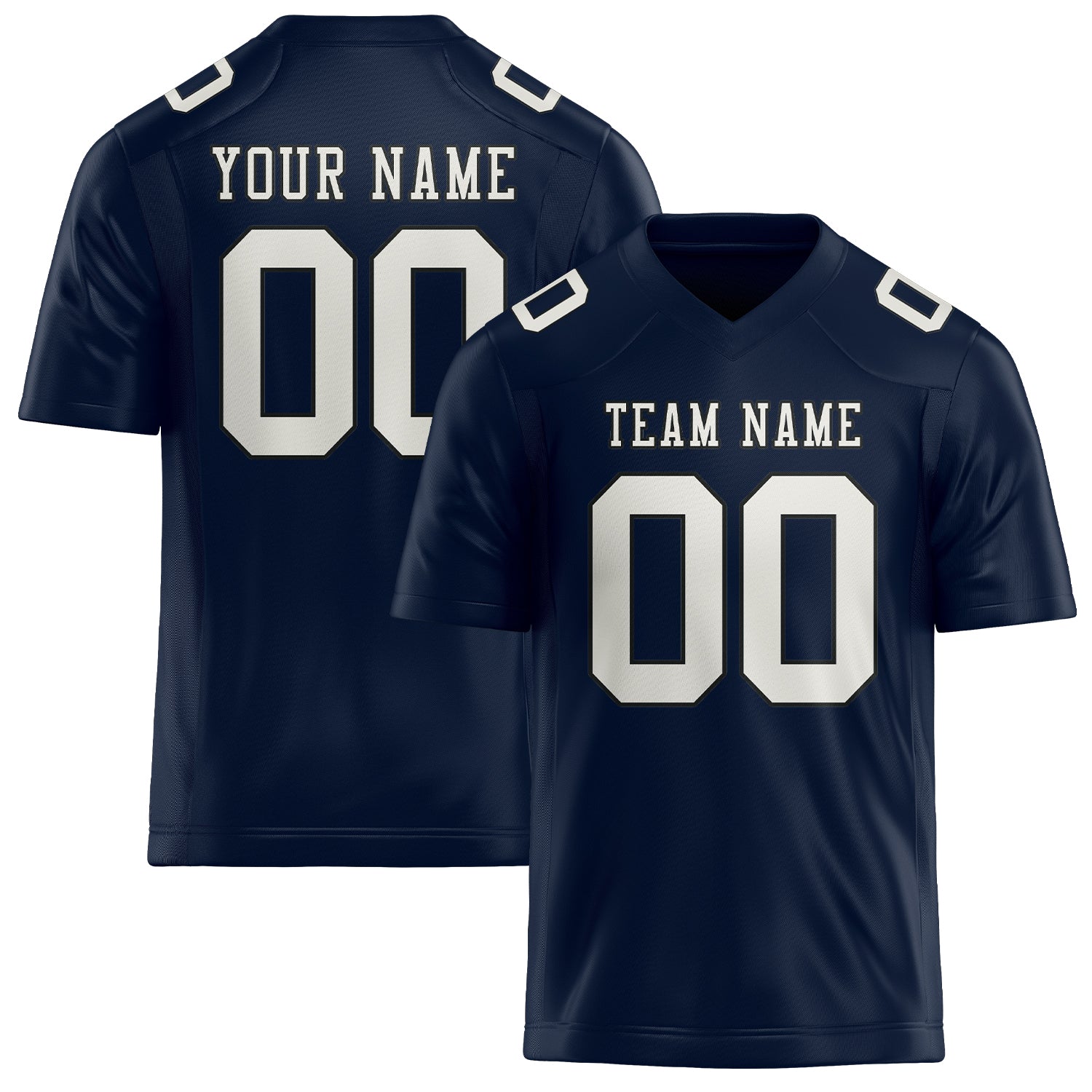 Maßgeschneidertes Professionelles Stahlblau Weiß Rugbytrikot