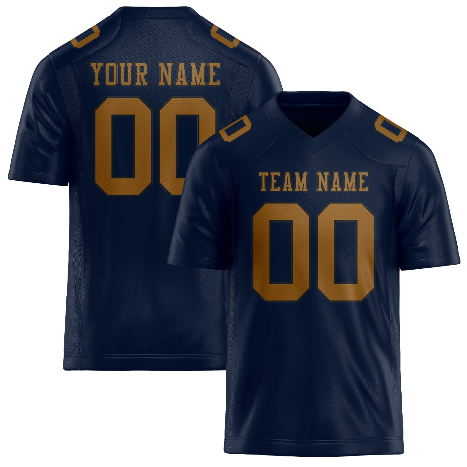Maßgeschneidertes Professionelles Stahlblau Khaki Rugbytrikot