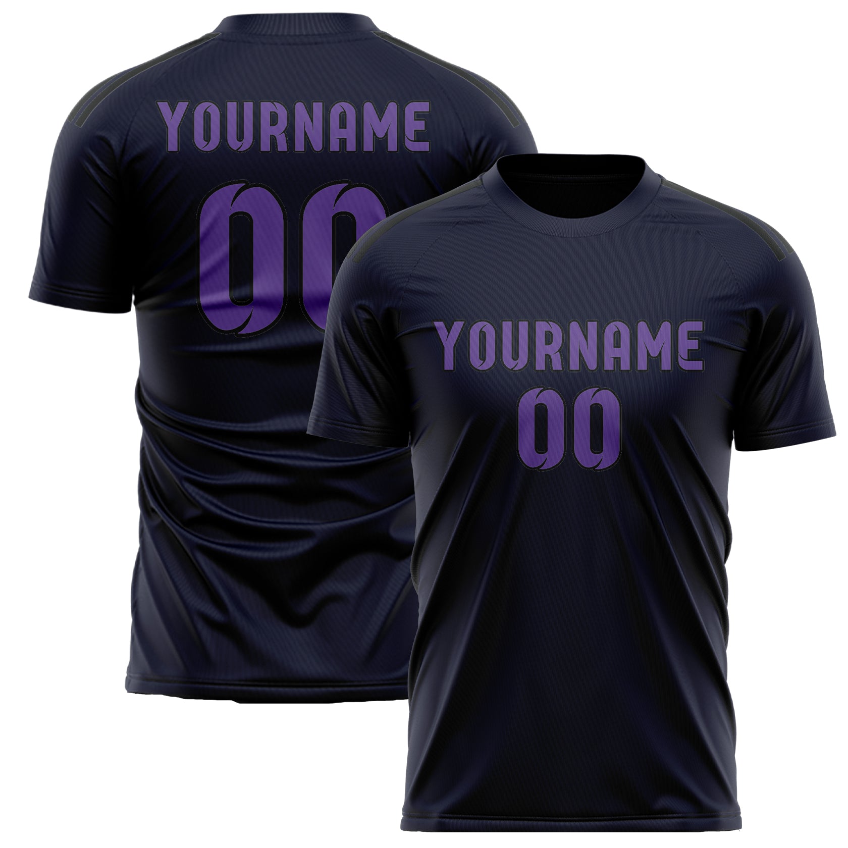 Benutzerdefiniertes Professionelles Stahlblau Lavendel Fußballtrikot