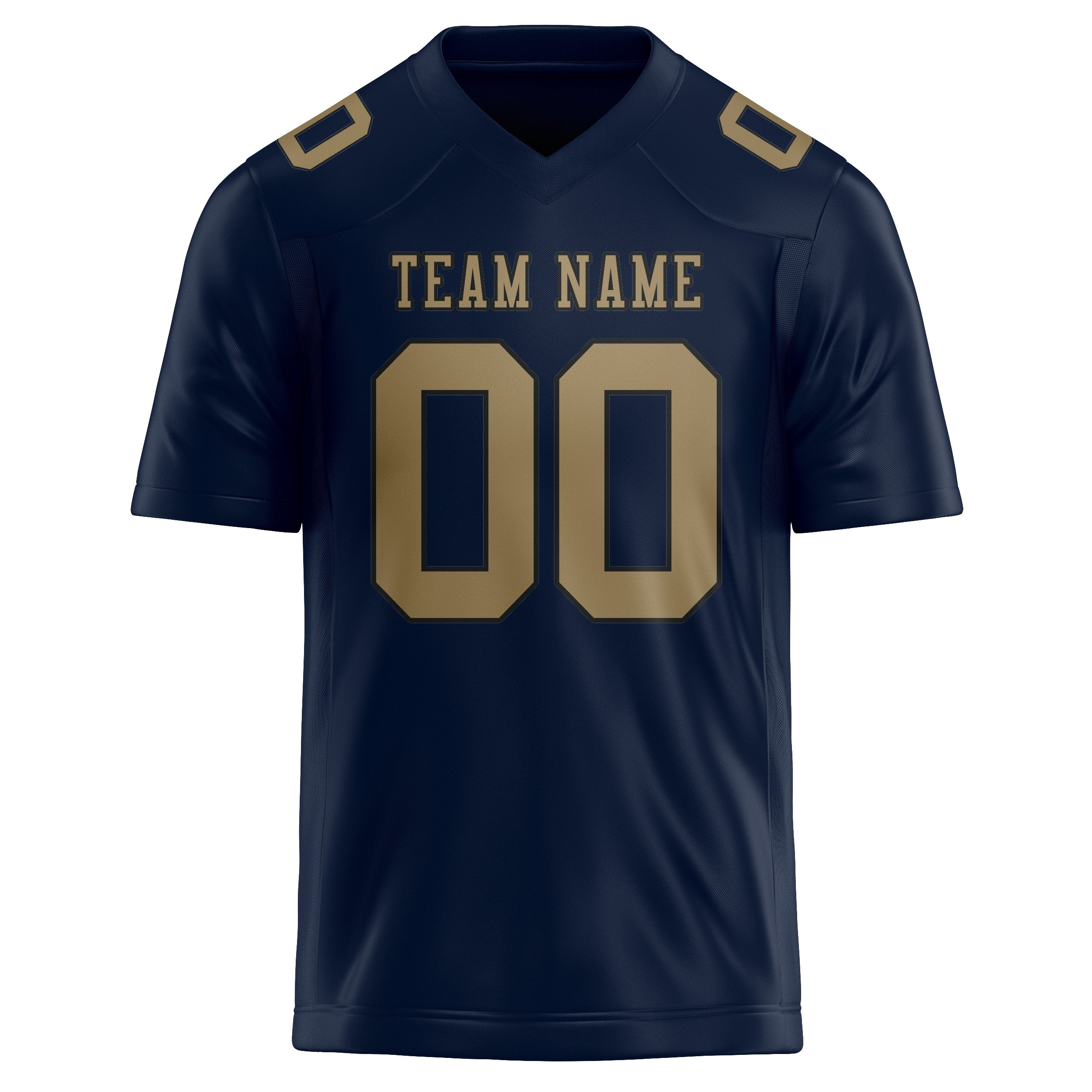 Maßgeschneidertes Professionelles Stahlblau Hellkhaki Rugbytrikot