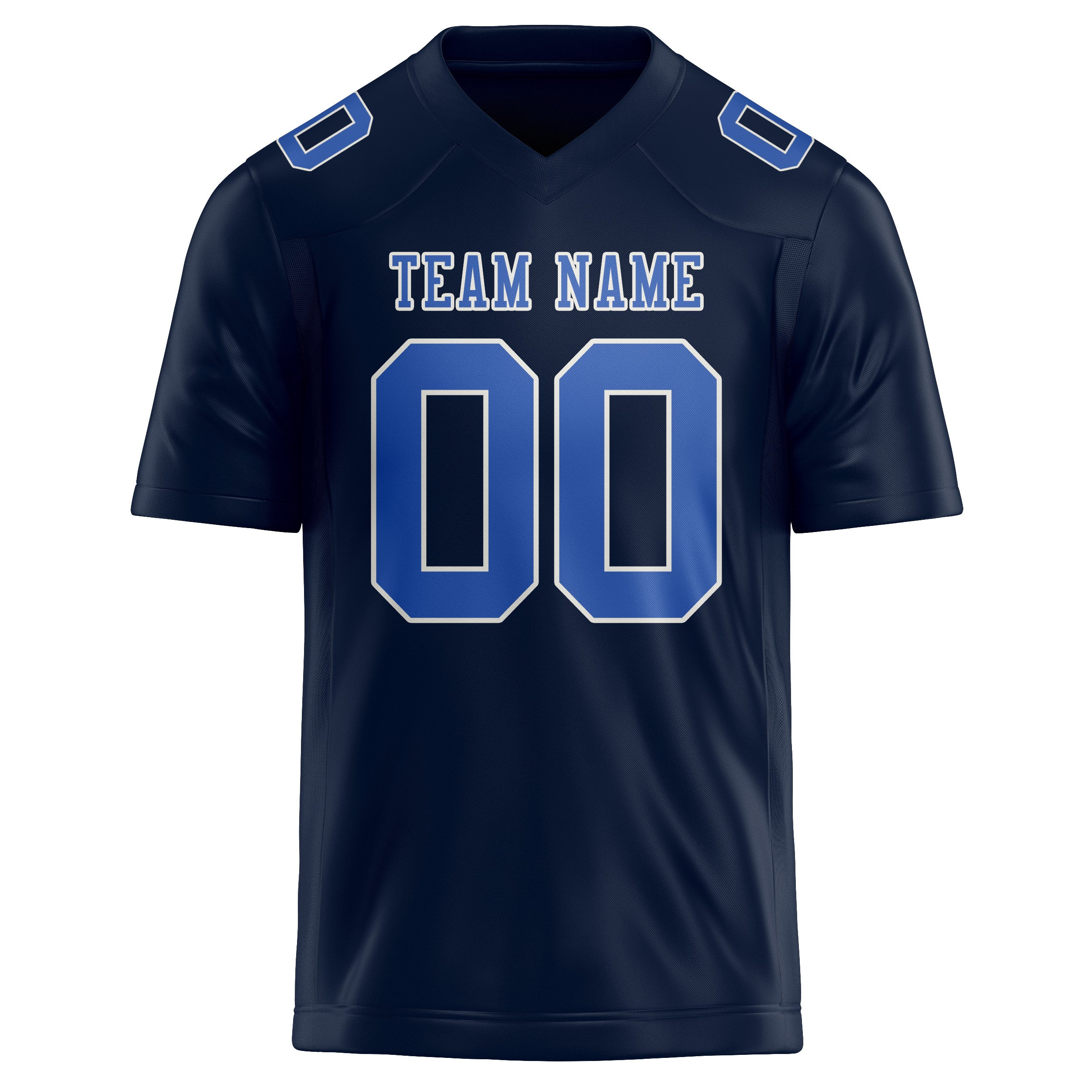 Maßgeschneidertes Professionelles Stahlblau Himmelblau Rugbytrikot