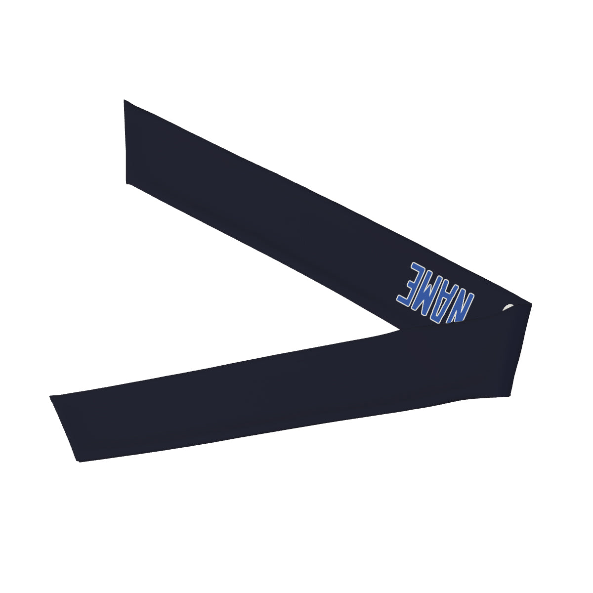 Maßgeschneidertes Stahlblau Himmelblau Stirnband