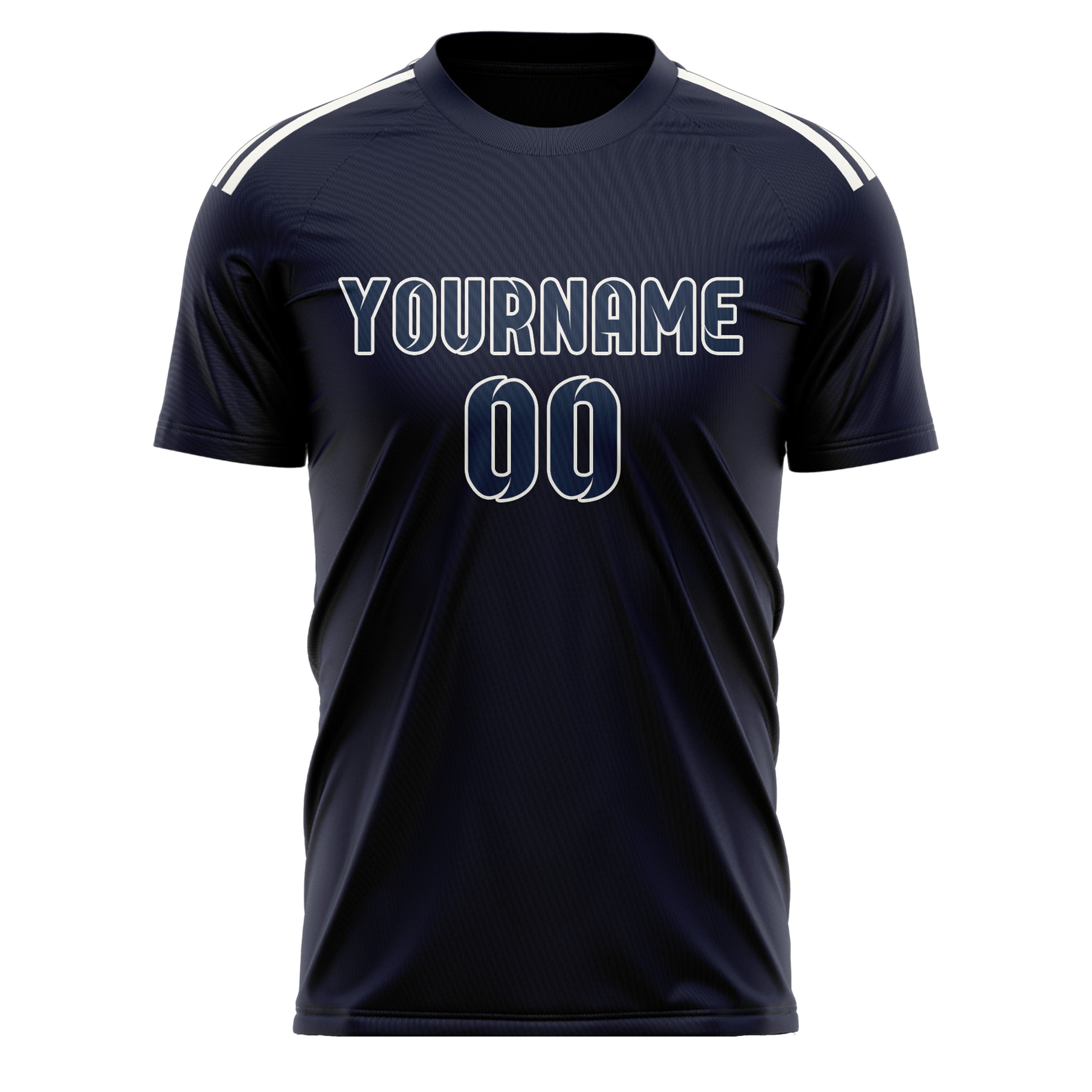 Benutzerdefiniertes Professionelles Stahlblau Marineblau Fußballtrikot