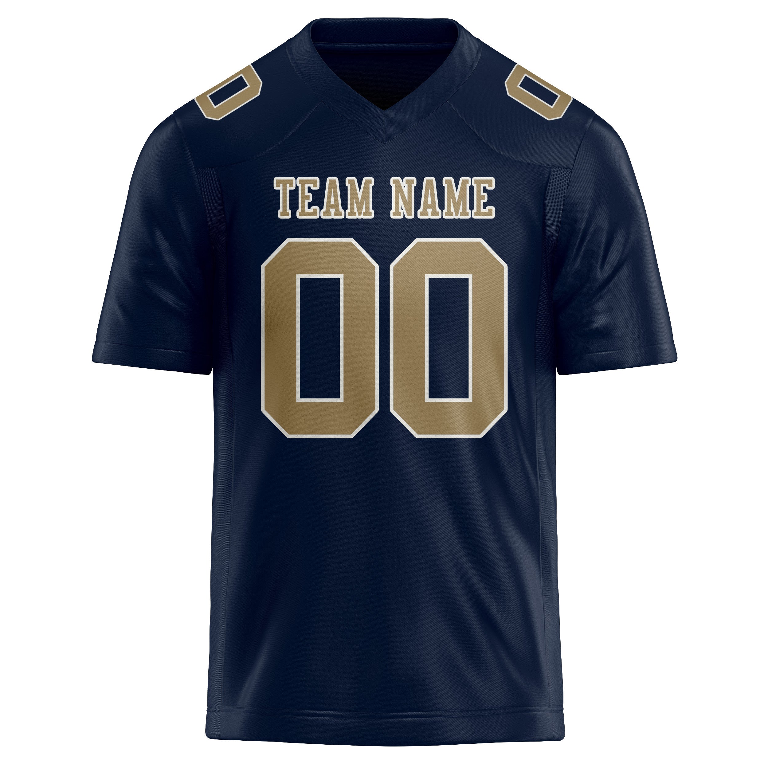 Maßgeschneidertes Professionelles Stahlblau Hellkhaki Rugbytrikot