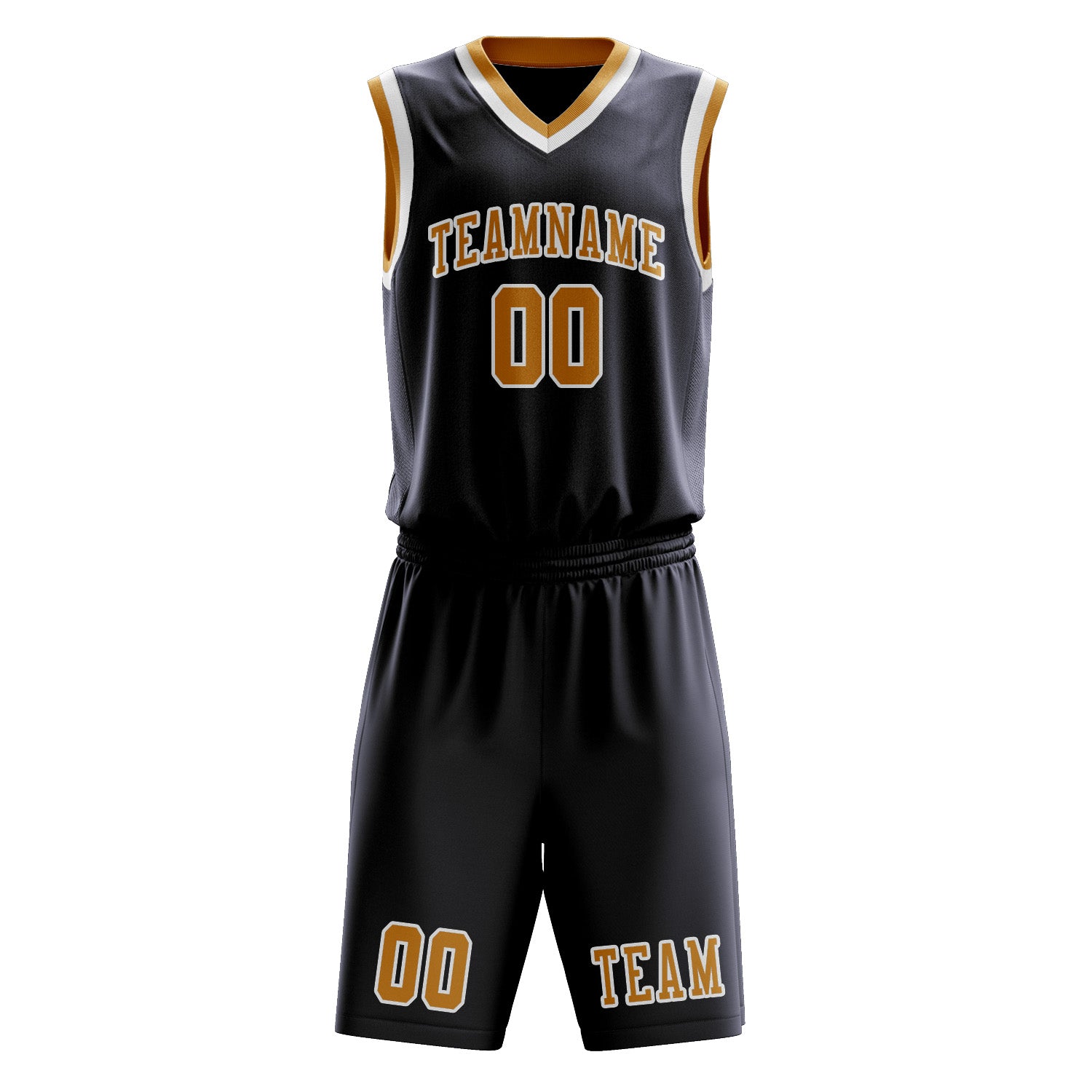Benutzerdefiniertes Professionelles Stahlblau Gelb Basketballtrikot-Set