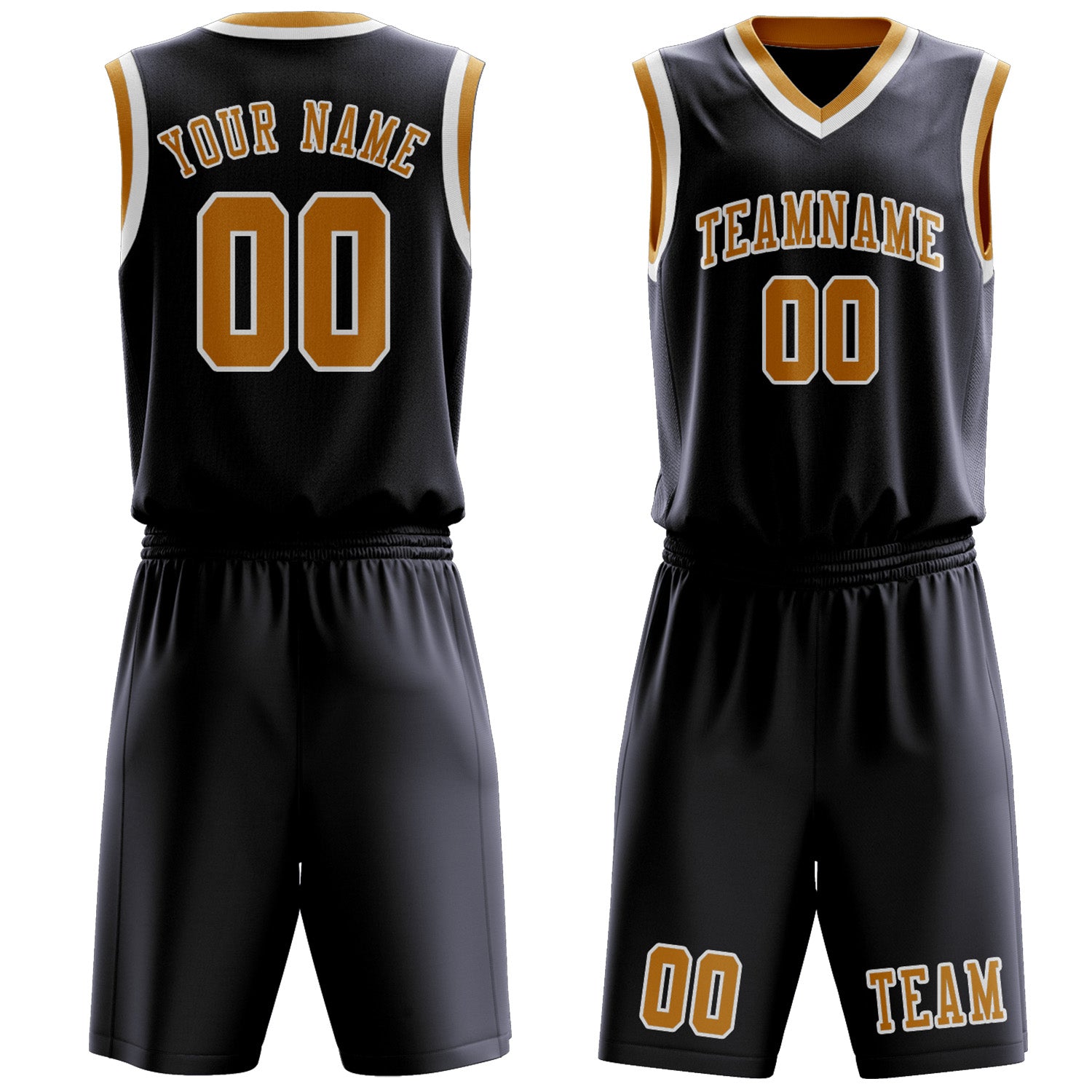 Benutzerdefiniertes Professionelles Stahlblau Gelb Basketballtrikot-Set