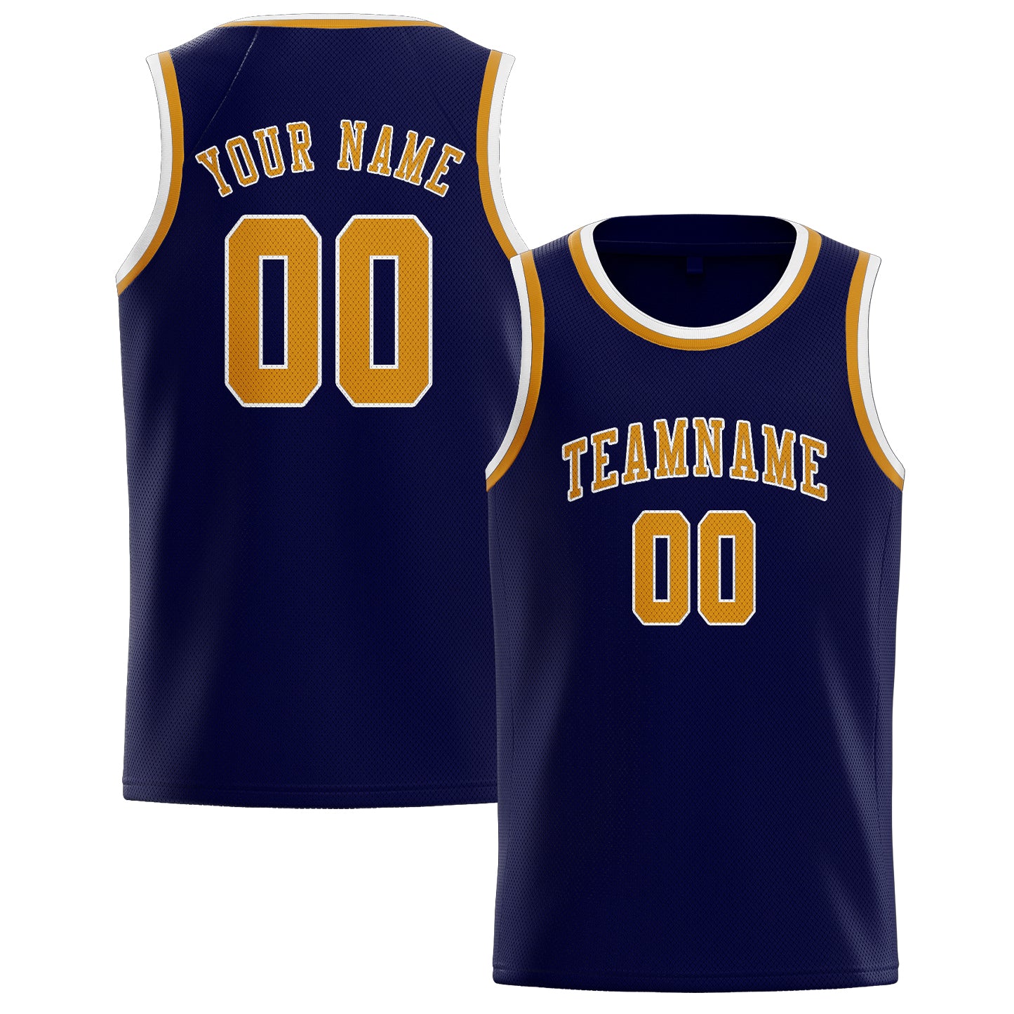 Benutzerdefiniertes Professionelles Stahlblau Gelb Basketballtrikot