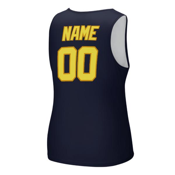 Maßgeschneidertes Stahlblau Blassgelb Herren Tanktop