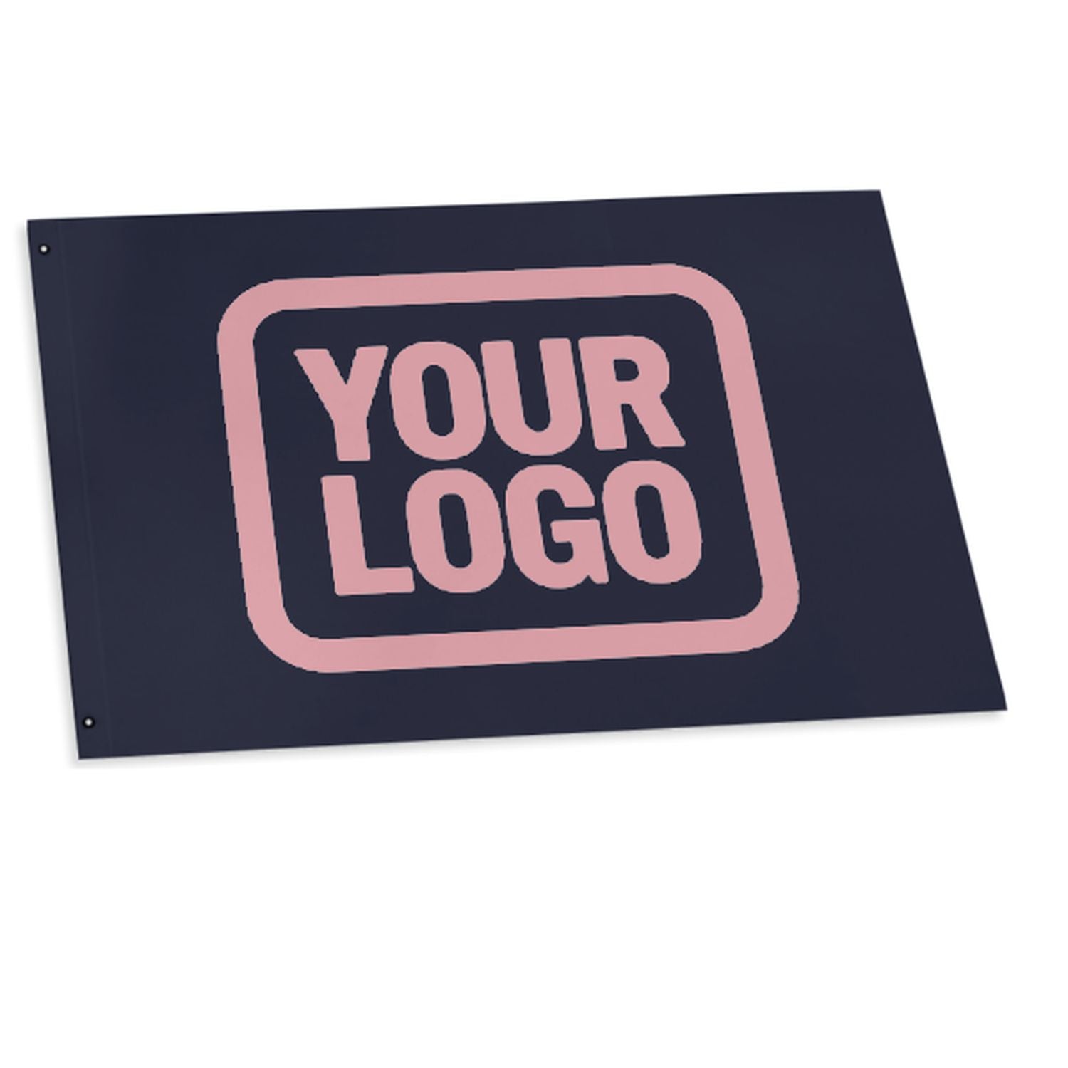Bandiera rosa blu acciaio personalizzata