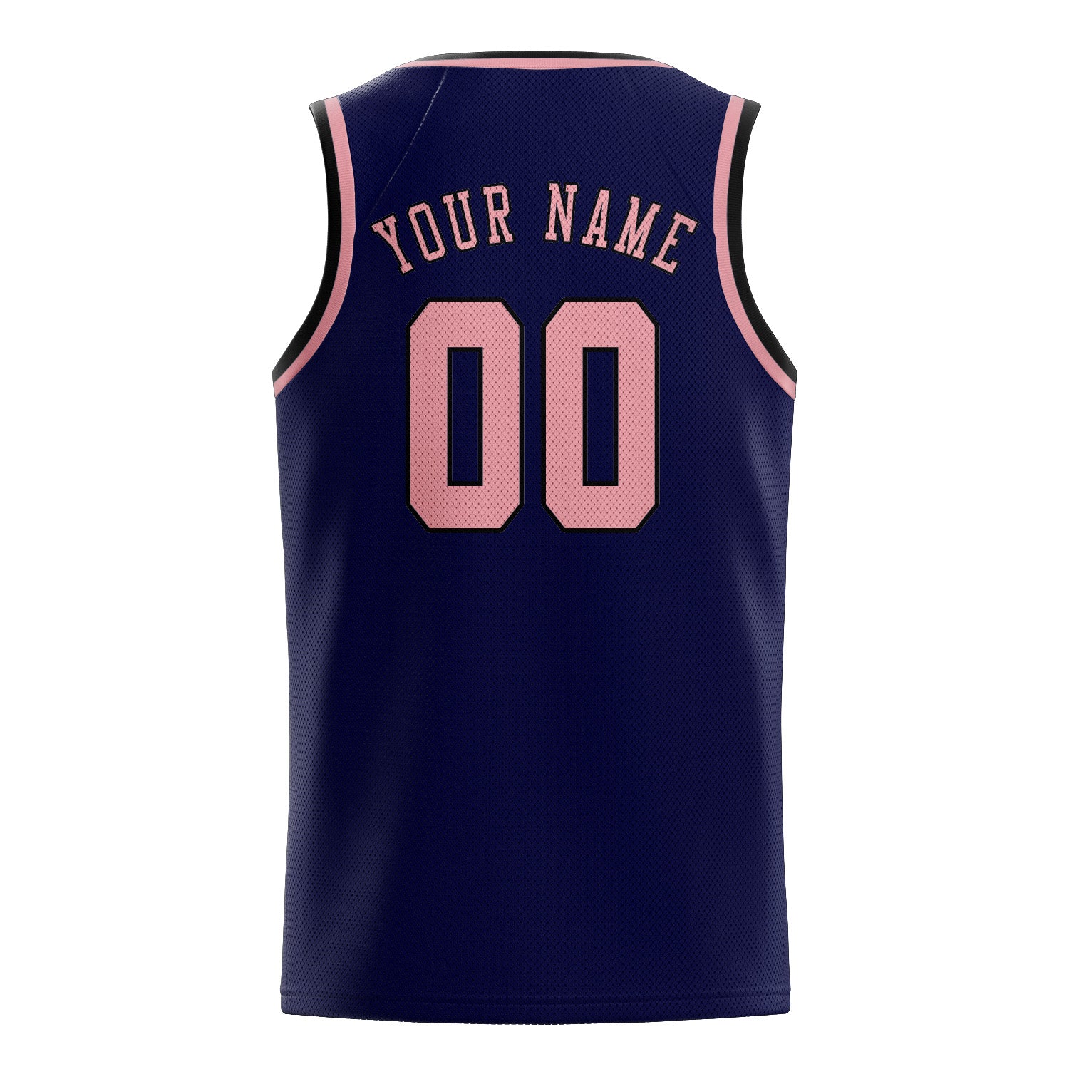 Benutzerdefiniertes Professionelles Stahlblau Rosa Basketballtrikot