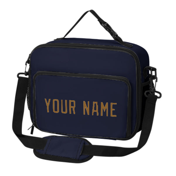 Maßgeschneidertes Stahlblau Khaki Lunch-Tasche