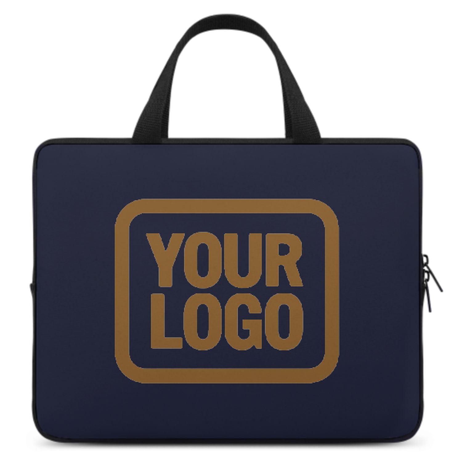 Maßgeschneidertes Stahlblau Khaki Laptop Tasche