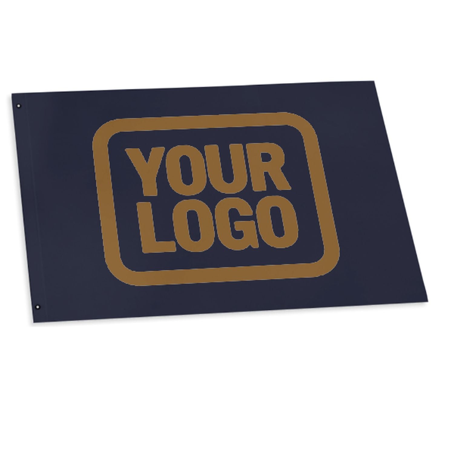 Bandiera personalizzata color acciaio blu cachi