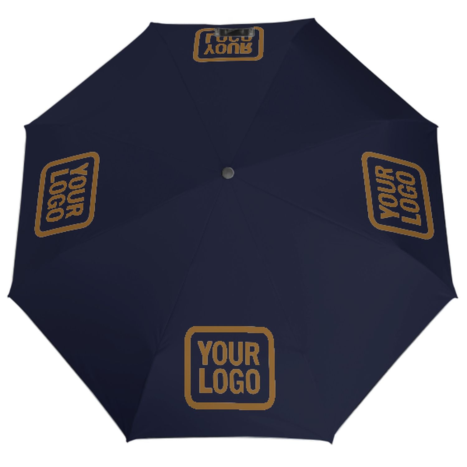 Maßgeschneidertes Stahlblau Khaki Automatik-Regenschirm