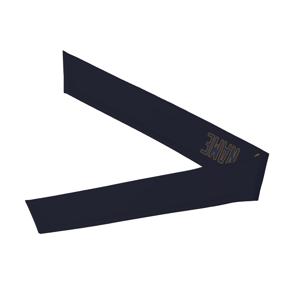 Maßgeschneidertes Stahlblau Marineblau Stirnband