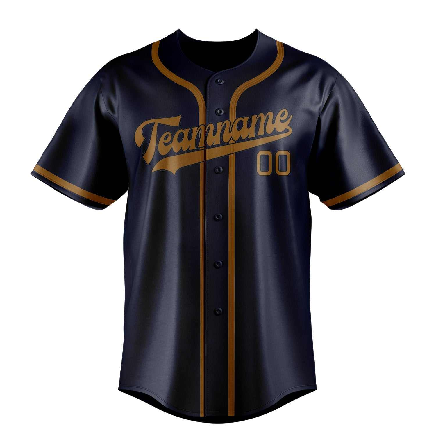 Benutzerdefiniertes Professionelles Stahlblau Khaki Baseballtrikot
