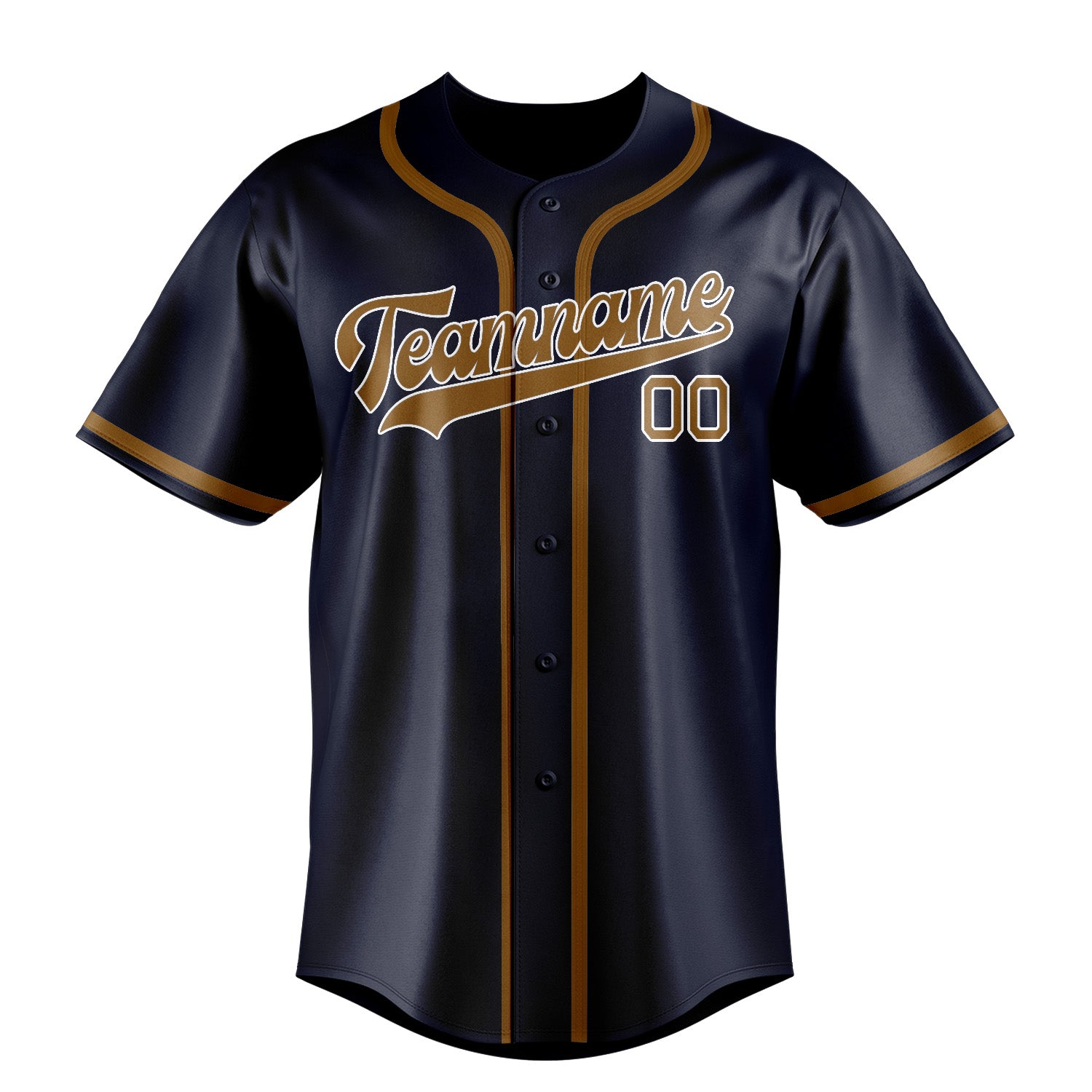 Benutzerdefiniertes Professionelles Stahlblau Khaki Baseballtrikot