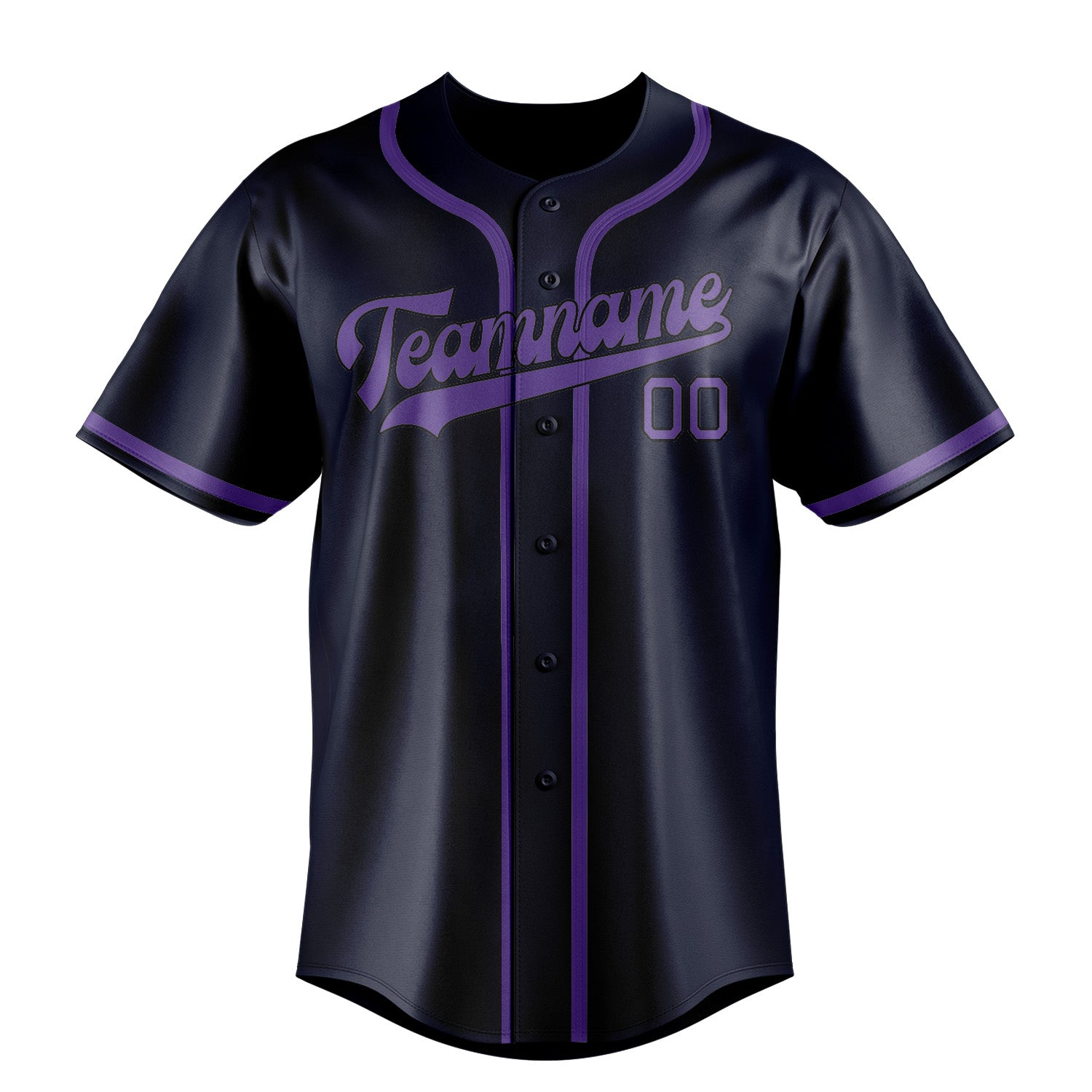 Benutzerdefiniertes Professionelles Stahlblau Lavendel Baseballtrikot