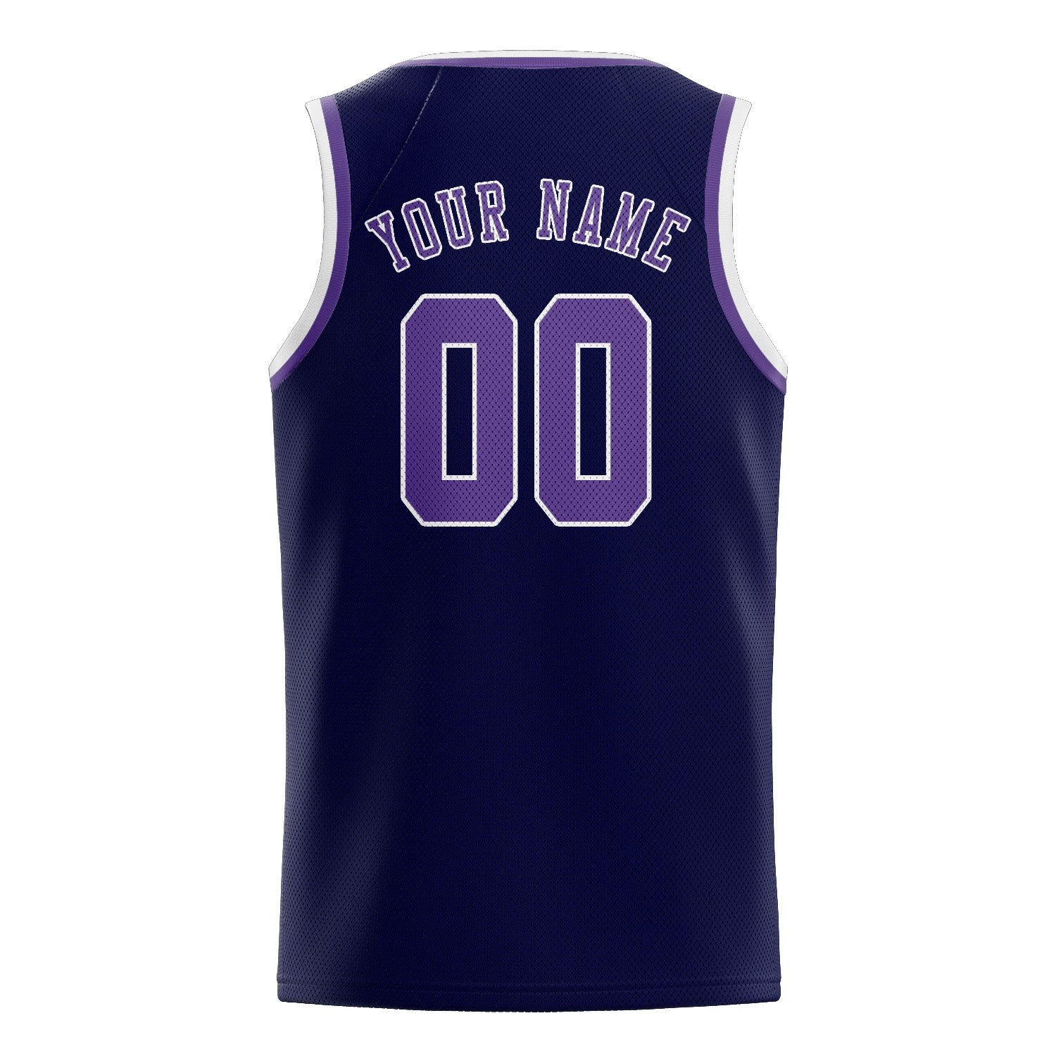 Benutzerdefiniertes Professionelles Stahlblau Lavendel Basketballtrikot