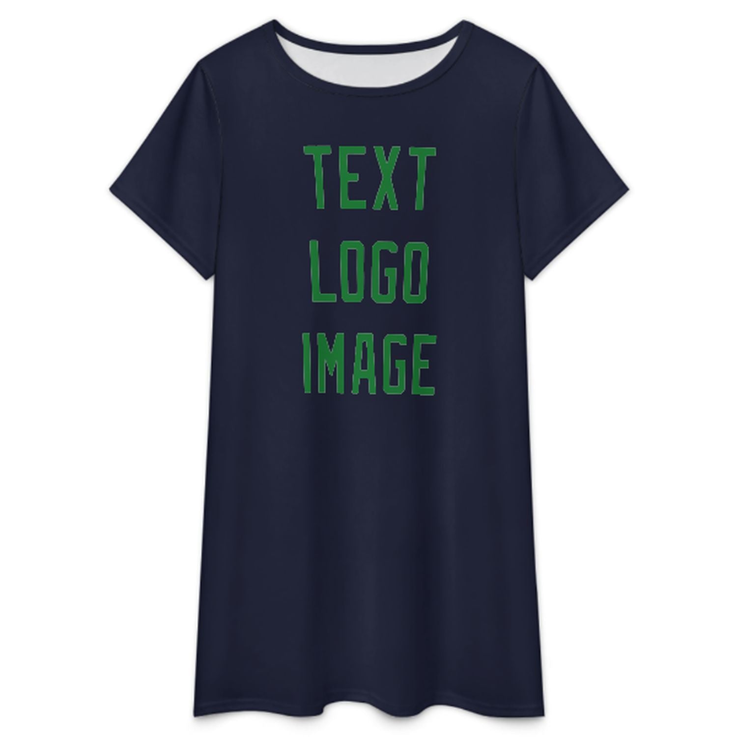 Camicia da notte su misura blu acciaio verde smeraldo