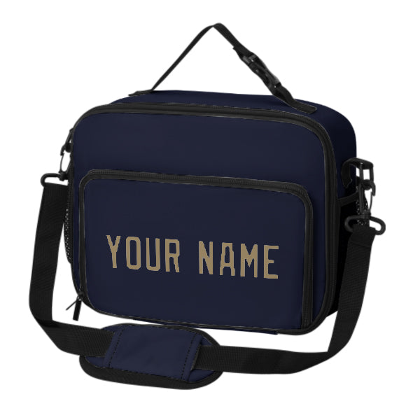 Maßgeschneidertes Stahlblau Light Khaki Lunch-Tasche