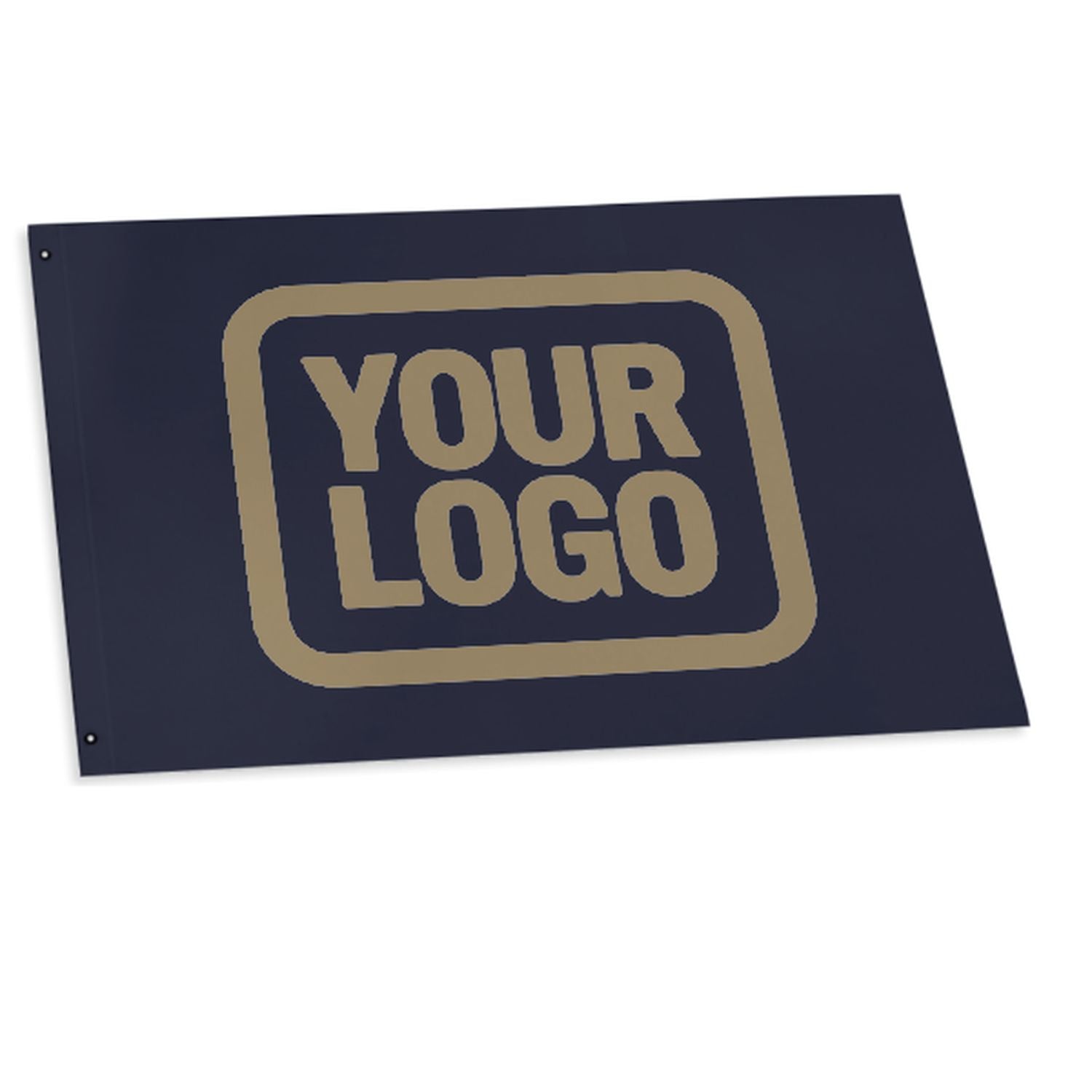 Bandiera personalizzata color acciaio blu chiaro cachi