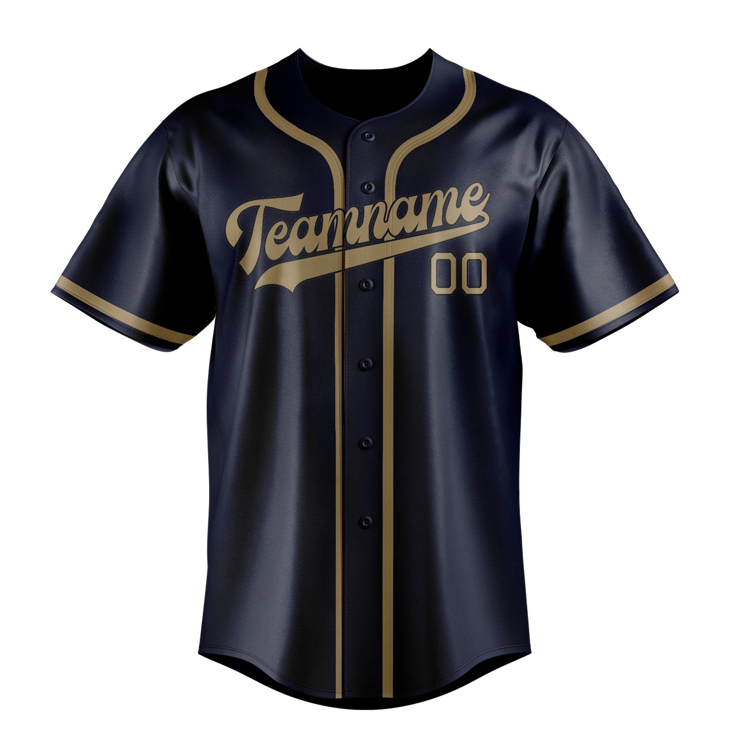 Benutzerdefiniertes Professionelles Stahlblau Hellkhaki Baseballtrikot