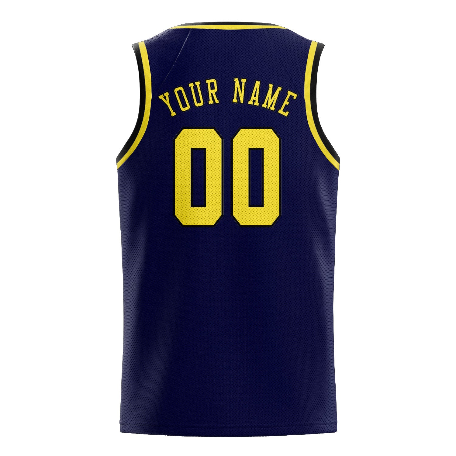 Benutzerdefiniertes Professionelles Stahlblau Blassgelb Basketballtrikot