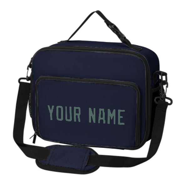 Maßgeschneidertes Stahlblau Blue Green Lunch-Tasche