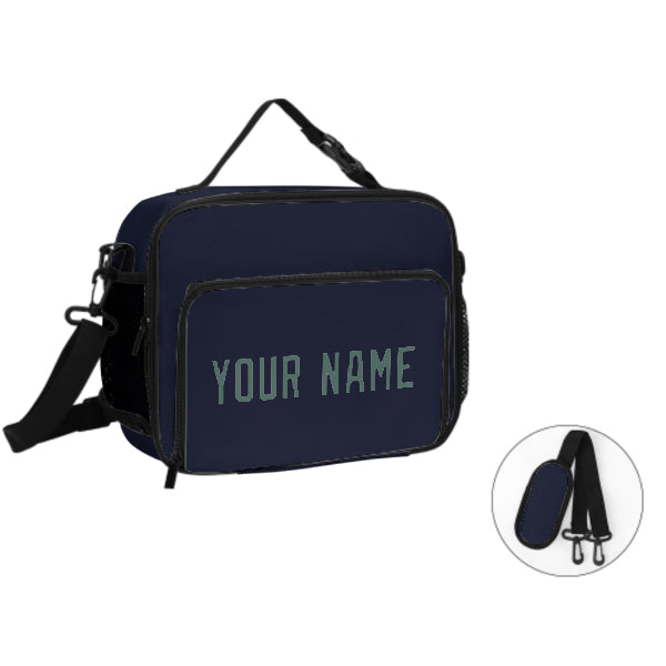 Maßgeschneidertes Stahlblau Blue Green Lunch-Tasche