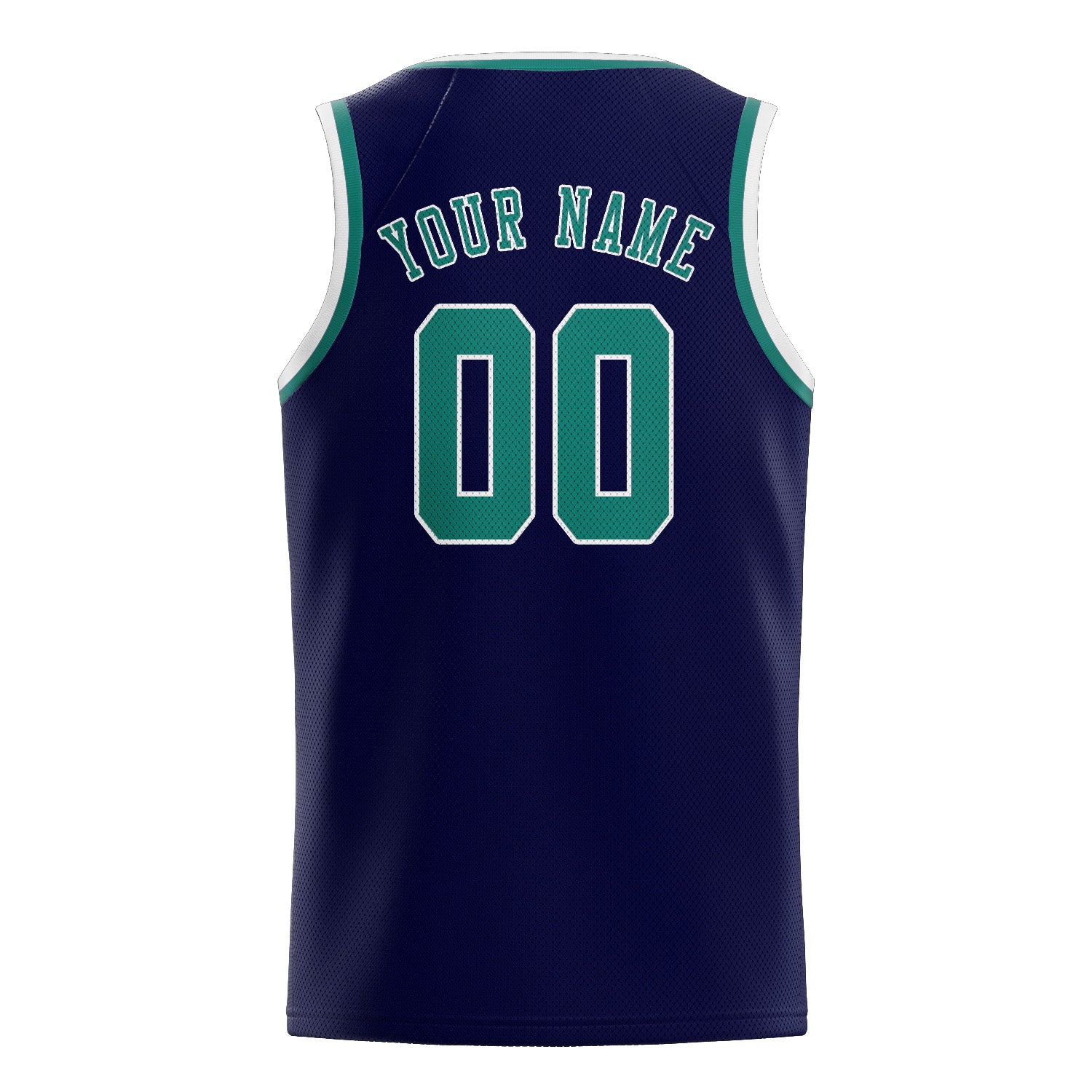 Benutzerdefiniertes Professionelles Stahlblau Blaugrün Basketballtrikot