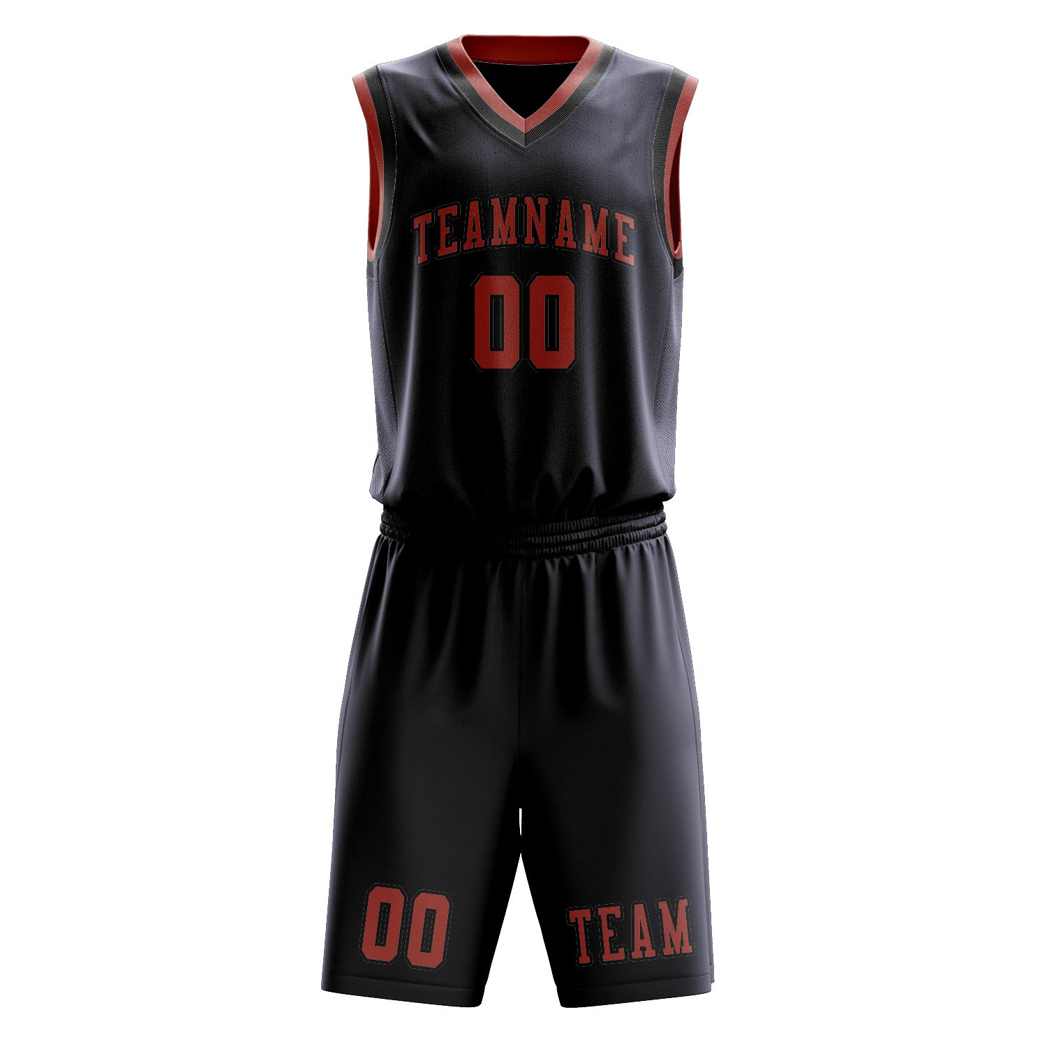 Benutzerdefiniertes Professionelles Stahlblau Kupferrose Basketballtrikot-Set