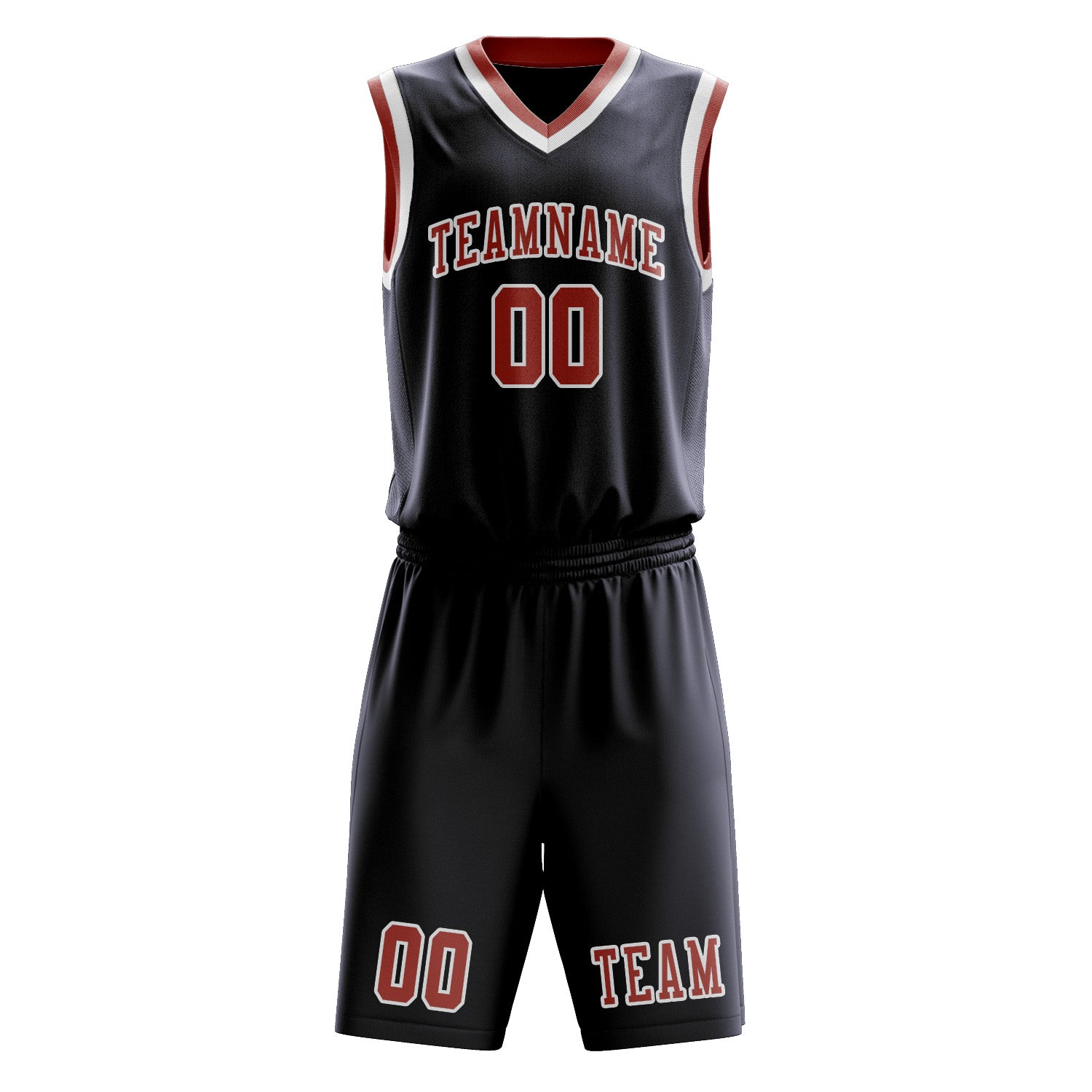 Benutzerdefiniertes Professionelles Stahlblau Kupferrose Basketballtrikot-Set