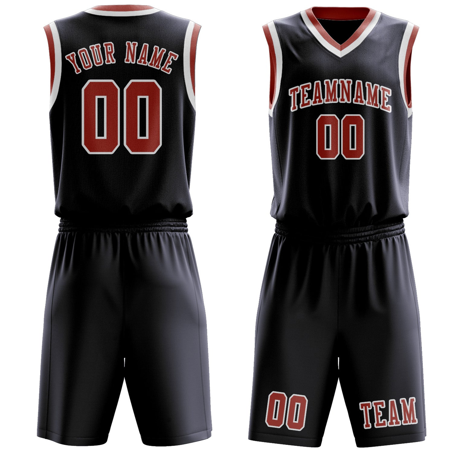 Benutzerdefiniertes Professionelles Stahlblau Kupferrose Basketballtrikot-Set